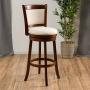 Christopher Knight Home 296632 Mallik Fabric Swivel Armless Barstool, Beige