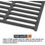 Hongso 17 1/4 Inch Cast Iron Cooking Grid Grates Replacement Parts for Nexgrill 720-0649, Members Mark 720-0691A, 720-0778A, Aussie 6703C8FKK1, Brinkmann 810-9490-F Backyard Gas Grill, 2-Pack PCD252
