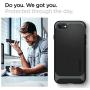 Spigen Neo Hybrid Designed for iPhone SE 2020 Case/Designed for iPhone 8 Case (2017) / Designed for iPhone 7 Case (2016) - Metal Slate
