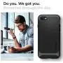 Spigen Neo Hybrid Designed for iPhone SE 2020 Case/Designed for iPhone 8 Case (2017) / Designed for iPhone 7 Case (2016) - Metal Slate