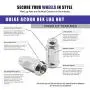 Wheel Accessories Parts Bulge Acorn M14 X 1.50 Thread 1.90'' Long for Trucks 19mm(3/4'') Hex 14x1.5 (32 M14x1.50, Chrome)