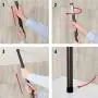 iDesign Twigz Metal Wire Rod Corner Shower, Adjustable 5-9 Pole and Baskets for Shampoo, Conditioner, Soap with Hooks for Razors, Towels, Tension Caddy iDesign Twigz Metal Wire Rod Corner Shower, Adjustable 5-9 Pole and Baskets for Shampoo, Conditioner, Soap with Hooks for Razors, Towels, Tension Caddy