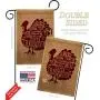 Angeleno Heritage GS137118-DB A Part from Turkey Burlap Fall Thanksgiving Impressions Decorative Vertical 13'' x 18.5'' Double Sided Garden Flag Set Metal Pole Hardware Angeleno Heritage GS137118-DB A Part from Turkey Burlap Fall Thanksgiving Impressions Decorative Vertical 13'' x 18.5'' Double Sided Garden Flag Set Metal Pole Hardware