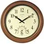 AcuRite 50314 18-Inch Metal Indoor/Outdoor Atomic Clock and Thermometer