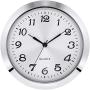 2-1/8 Inch (55 mm) Quartz Clock Insert, Zinc-Alloy Metal Case, Arabic Numeral, White Face 2-1/8 Inch (55 mm) Quartz Clock Insert, Zinc-Alloy Metal Case, Arabic Numeral, White Face