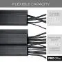 J Channel Cable Raceways 96'' - Black Raceway Cable Management System - 6X 16 Cable Channels for Cord Management Under Desk. The No Screw/No Drill Cable Management Raceways. Adhesive Wire Raceway Kit