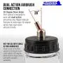 Master Airbrush (Pack of 10) TB-002 Empty 3/4 Ounce (22cc) Glass Jar Bottles with 30° Down Angle Adaptor Lid Assembly - Fits Dual-Action Siphon Feed Airbrushes, Use with Master, Badger, Paasche, Iwata Master Airbrush (Pack of 10) TB-002 Empty 3/4 Ounce (22cc) Glass Jar Bottles with 30° Down Angle Adaptor Lid Assembly - Fits Dual-Action Siphon Feed Airbrushes, Use with Master, Badger, Paasche, Iwata