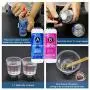 16OZ Epoxy Resin - Crystal Clear Resin Kit for Jewelry DIY Art Crafts Cast Coating Wood,Easy Cast Resin Bonus with 4pcs Sticks,2pcs Graduated Cups, 2 Pairs Gloves,1 Instructions 16OZ Epoxy Resin - Crystal Clear Resin Kit for Jewelry DIY Art Crafts Cast Coating Wood,Easy Cast Resin Bonus with 4pcs Sticks,2pcs Graduated Cups, 2 Pairs Gloves,1 Instructions