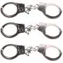 HAZOULEN 3 Pack Kids Play Toy Metal Handcuffs with Key for Swat Police Role Play Kids Party Supplies HAZOULEN 3 Pack Kids Play Toy Metal Handcuffs with Key for Swat Police Role Play Kids Party Supplies