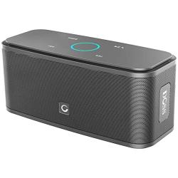 DOSS SoundBox Touch Portable Wireless Bluetooth Speakers with 12W HD Sound and Bass, 20H Playtime, Handsfree, Speakers for Home, Travel-Gunmetal Grey