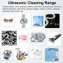 Seeutek Professional Ultrasonic Cleaner 6.5L with Digital Timer and Heater 304 Stainless Steel for Jewelry Rings Diamond Watch Glasses Circuit Board Dentures Small Parts Dental Instrument