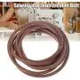 2 Pack Sewing Machine Belts 183cm 3/16'' Sewing Leather Belts Treadle Parts with Hook Replacement Leather Belt for Singer Jones Sewing Machine 2 Pack Sewing Machine Belts 183cm 3/16'' Sewing Leather Belts Treadle Parts with Hook Replacement Leather Belt for Singer Jones Sewing Machine