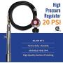 GONGYI Original 6KG Propane Gas Melting Furnace Kit Stainless Steel 304 Up to 2372°F/1300°C for Scrap Metal Recycle Smelting Gold Copper Aluminum Glass Jewelry Includes Crucible and Crucible Tongs