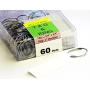 Key Rack, Key Holder #55MCN, Extra Space 55 Bolted Metal Hooks with Customize Name Plate, (60 Set of Tag & Ring Included) - Made in USA