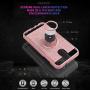Galaxy J3 2018/J3 Eclipse 2/J3 Orbit/J3 Achieve/Express Prime 3/J3 Prime 2/Amp Prime 3 Case HD Phone Screen Protector,Ymhxcy 360 Stand & Dual Layer Back Cover for Galaxy J3 Emerge 2018-ZH Rose Gold