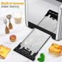 Toasters 2 Slice Best Rated Prime, whall Stainless Steel,Bagel Toaster - 6 Bread Shade Settings,Bagel/Defrost/Cancel Function,1.5in Wide Slots,Removable Crumb Tray,for Various Bread Types (850W) (Silver)