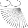 18 Pieces Bracelet Blanks Adjustable Cuff Bangle Bracelet Stainless Steel Blank Bracelet Bangle for DIY Jewelry Bangle Making, 1/5 x 6 Inch 18 Pieces Bracelet Blanks Adjustable Cuff Bangle Bracelet Stainless Steel Blank Bracelet Bangle for DIY Jewelry Bangle Making, 1/5 x 6 Inch