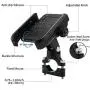 Bike & Motorcycle Phone Mount, Adjustable Anti Shake Metal Bicycle Motorcycle Phone Holder for iPhone X/XR/XS/8/7/6 Plus Samsung Galaxy S9/S8/S7/S6 GPS, Holds Devices up to 3.7'' Width (Black) Bike & Motorcycle Phone Mount, Adjustable Anti Shake Metal Bicycle Motorcycle Phone Holder for iPhone X/XR/XS/8/7/6 Plus Samsung Galaxy S9/S8/S7/S6 GPS, Holds Devices up to 3.7'' Width (Black)