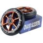 GRAVITI One Pair 110mm Pro Stunt Scooter Wheels ABEC-9 Bearings CNC Metal Core (2pcs)