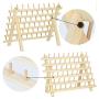 HAITRAL 60-Spool Thread Rack, Wooden Thread Holder Sewing Organizer for Sewing, Quilting, Embroidery, Hair-braiding