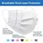 Assacalynn Disposable Face Masks White 50pcs, 3 Layer Disposable Masksfor Men Women Assacalynn Disposable Face Masks White 50pcs, 3 Layer Disposable Masksfor Men Women