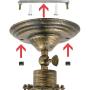 Joy-Now RV Decor Lighting, 12V-36V DC Interior Wall Sconce with Warm White LED Edison Bulb 6W 600lumen, Industrial Metal Cage Shade