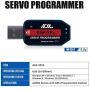 AGFRC 33KG Low-Profile High-Torque Digital-Servo - Programmable Metal Gear for 1/10 RC Drift Racing Car Truck, Control Angle 180° (A65BHL&AGF-SPV2)