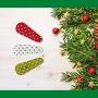 Beaditive Embroidery Scissors Sheath (3-Piece Set) Christmas | Red, White, Green Polka Dot