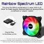 upHere Long Life 120mm 3-Pin High Airflow Quiet Edition Rainbow LED Case Fan for PC Cases, CPU Coolers, and Radiators 3-Pack,(PF120CF3-3) upHere Long Life 120mm 3-Pin High Airflow Quiet Edition Rainbow LED Case Fan for PC Cases, CPU Coolers, and Radiators 3-Pack,(PF120CF3-3)