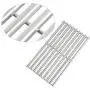 BBQration 3-Pack 16 7/8'' Half-Tube Design Stainless Steel Cooking Grid Grates Replacement for Charbroil G432-1800-W1,463436213, 463436214, 463436215, 463420508, Master Chef 85-3100-2, and More BBQration 3-Pack 16 7/8'' Half-Tube Design Stainless Steel Cooking Grid Grates Replacement for Charbroil G432-1800-W1,463436213, 463436214, 463436215, 463420508, Master Chef 85-3100-2, and More
