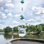 H&D Hyaline & Dora Sun Catcher Crystal Ball Prism Metal Butterfly Decor Pendant,Christmas Lights Part Accessories