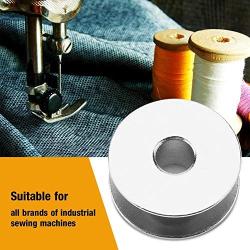 Metal Bobbin, High-Rise Sewing Accessories Set Metal Durable Bobbin Sewing Machine Part Accessories for Mixed Types Machine(40264 Without Holes)