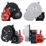 Que-T Metal Aluminum Gearbox Complete Transmission Case with Gear for 1/10 Axial SCX10 RC Car Upgrade Parts