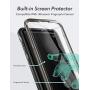 YOUMAKER Case for Galaxy S10, Kickstand Case with Built-in Screen Protector Heavy Duty Protection Shockproof Full Body Slim Fit Cover for Samsung Galaxy S10 - Gun Metal