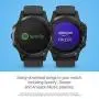 Garmin fenix 5 Plus, Premium Multisport GPS Smartwatch, Features Color Topo Maps, Heart Rate Monitoring, Music and Contactless Payment, Black with Black Band