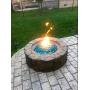 Onlyfire 30 Inches Black Steel Round Fire Pit Burner Ring, Tripple Ring