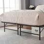 VECELO 14 Inch Foldable Metal Platform Bed Frame, Tool-Free Assembly/Box Spring Replacement/Quiet Noise Free-Queen, Black VECELO 14 Inch Foldable Metal Platform Bed Frame, Tool-Free Assembly/Box Spring Replacement/Quiet Noise Free-Queen, Black