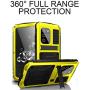 Case Compatible with Samsung S20 Plus(6.7''), (Military Grade Drop Protection) (Dustproof) Heavy Duty Rugged Military Cover with Kickstand Compatible with Samsung Galaxy S20 Plus(2020),Yellow