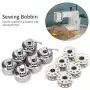 Metal Bobbin, Bobbin Replacement, Multi‑Function Easy to Install Bobbins Replacement Parts for Household Embroidery Metal Bobbin, Bobbin Replacement, Multi‑Function Easy to Install Bobbins Replacement Parts for Household Embroidery