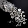 YUEAON 300pcs bulk lots charms for jewelry making supplies kit craft accessories bracelet necklace pendant earring keychain tibetan silver wholesale
