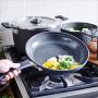 GreenPan Levels Stackable Hard Anodized Ceramic Nonstick, Cookware Pots and Pans Set, 11 Piece, Black