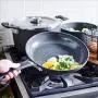 GreenPan Levels Stackable Hard Anodized Ceramic Nonstick, Cookware Pots and Pans Set, 11 Piece, Black
