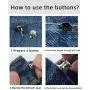 willikiva Instant Buttons Adjustable Button Jeans 8Pcs No Sew Button Metal Adds Or Reduces an Inch to Any Pants Waist in Seconds(Z025) willikiva Instant Buttons Adjustable Button Jeans 8Pcs No Sew Button Metal Adds Or Reduces an Inch to Any Pants Waist in Seconds(Z025)
