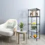 YOHKOH 5-Wire Shelving Metal Storage Rack Adjustable Shelves for Laundry Bathroom Kitchen Pantry Closet, Black YOHKOH 5-Wire Shelving Metal Storage Rack Adjustable Shelves for Laundry Bathroom Kitchen Pantry Closet, Black