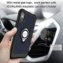 ICONFLANG Compatible Phone Case for iPhone Xs Max 6.5'' with Ring Kickstand 360 Degree Rotating Drop Airbag Protection Shock Absorption Case[Compatible Magnetic Car Mount case] (Blue)