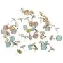 Jili Online 100 Pieces Mixed Metal Mini Decorative Brads Paper Fasteners for Paper Crafts Scrapbook DIY 12mm