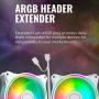 Cooler Master MasterFan MF120 Halo White Edition 3n1 Duo-Ring ARGB Lighting, 24 Independently LEDs, 120mm PWM Static Pressure Fan, Absorbing Pads for Computer Case & Liquid Radiator