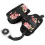 USA GEAR Professional Camera Grip Hand Strap with Floral Neoprene Design and Metal Plate - Compatible with Canon , Fujifilm , Nikon , Sony and more DSLR , Mirrorless , Point & Shoot Cameras