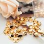 SUBANG 40 Pieces Metal Pin Backs Locking Pin Keepers Locking Clasp with Storage Case