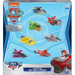 Paw Patrol, True Metal Jet to The Rescue Gift Pack with 7 Collectible Die-Cast Vehicles, 1:55 Scale, Amazon Exclusive